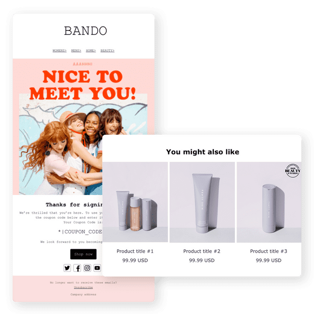 Automated email marketing